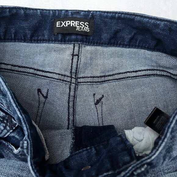 Express Stella Black Stripe skinny Jeans leggings size S - Picture 9 of 12